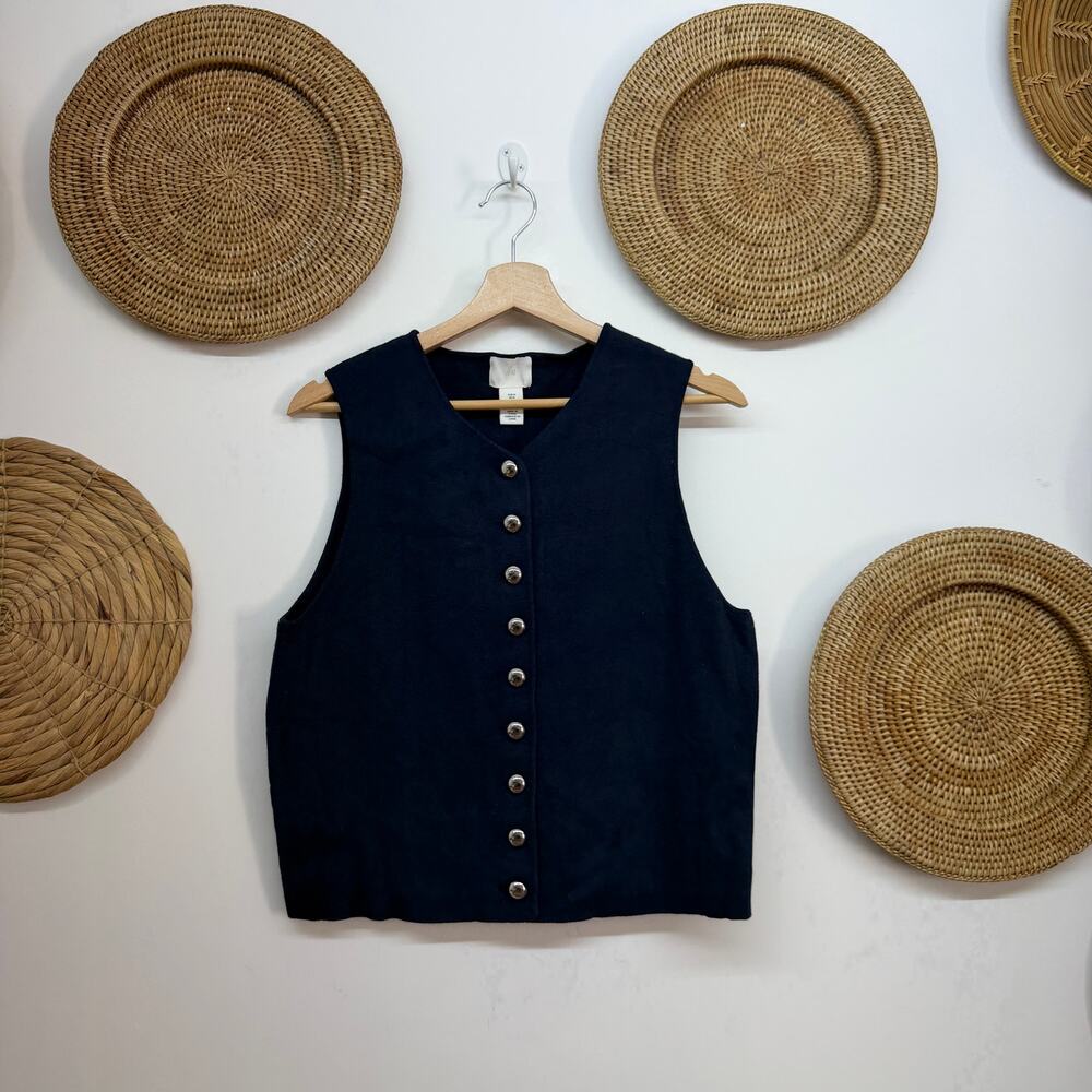 H&M Blue Knit Tank Top Medium